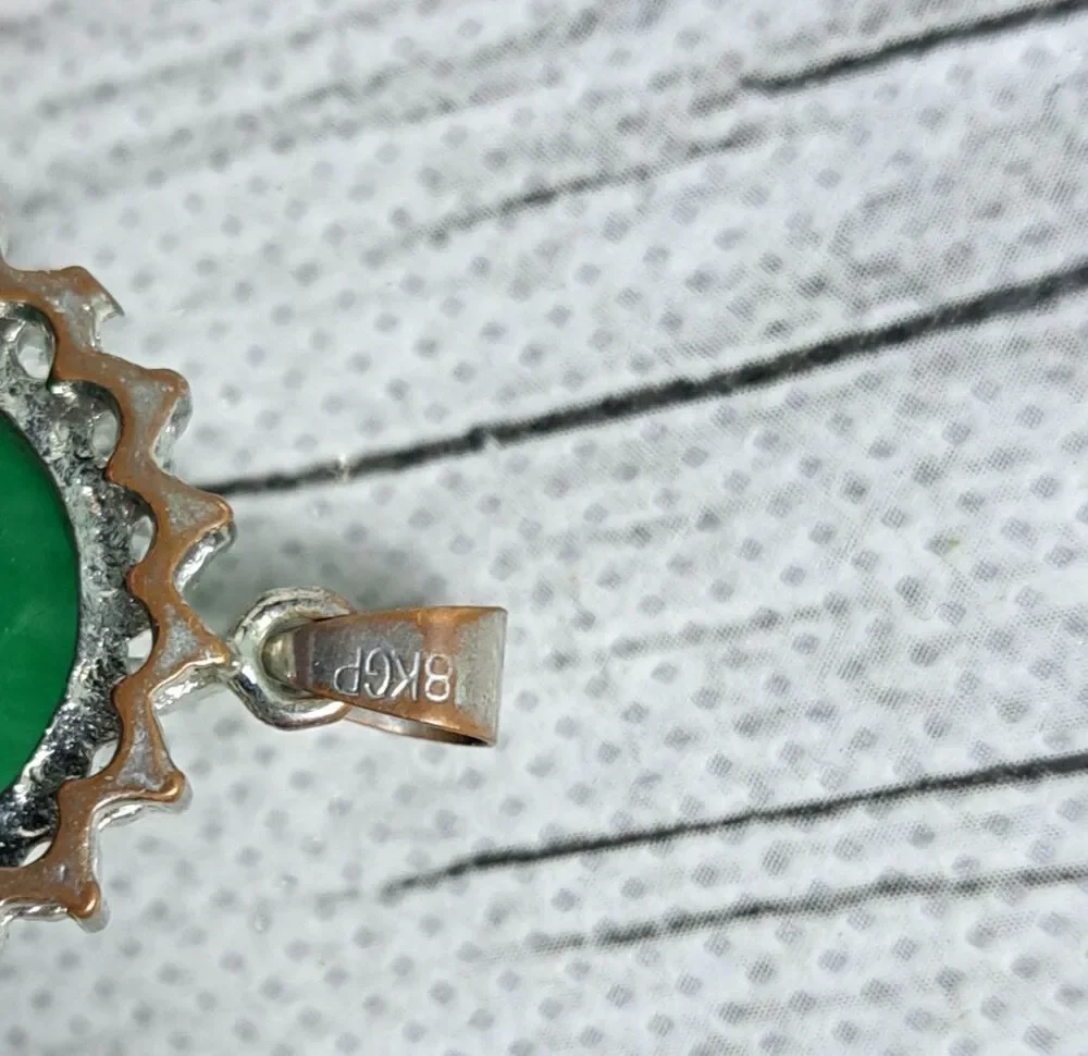 18k GP Gold Necklace Lot With Pendants